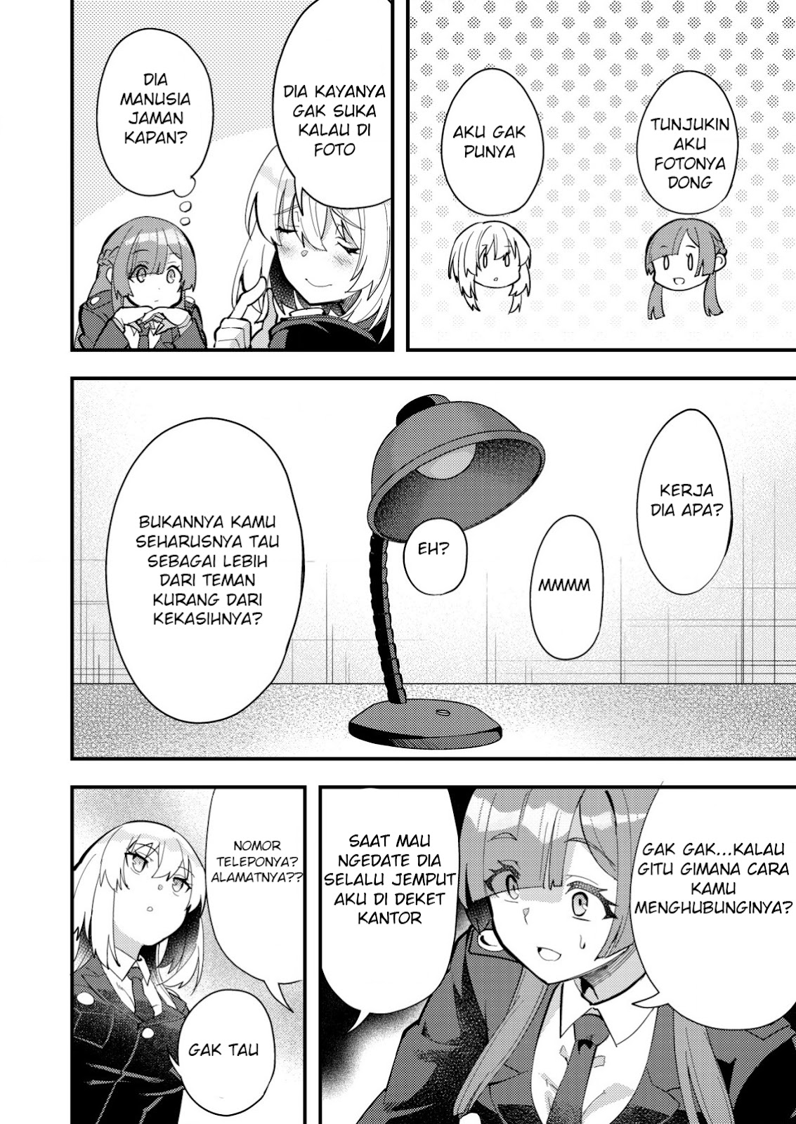 Baca Sagishi to Keisatsukan no Rennai Kyori - Chapter 6.1 halaman 9