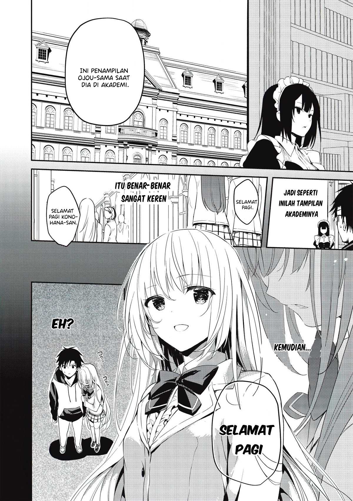 Saijo no Osewa ~Takane no Hana Darakena Meimon Kou de, Gakuin Ichi no Ojou-sama (Seikatsu Noryoku Kaimu) o Kagenagara Osewa suru Koto ni Narimashita~ Chapter 2.1 - Page 14