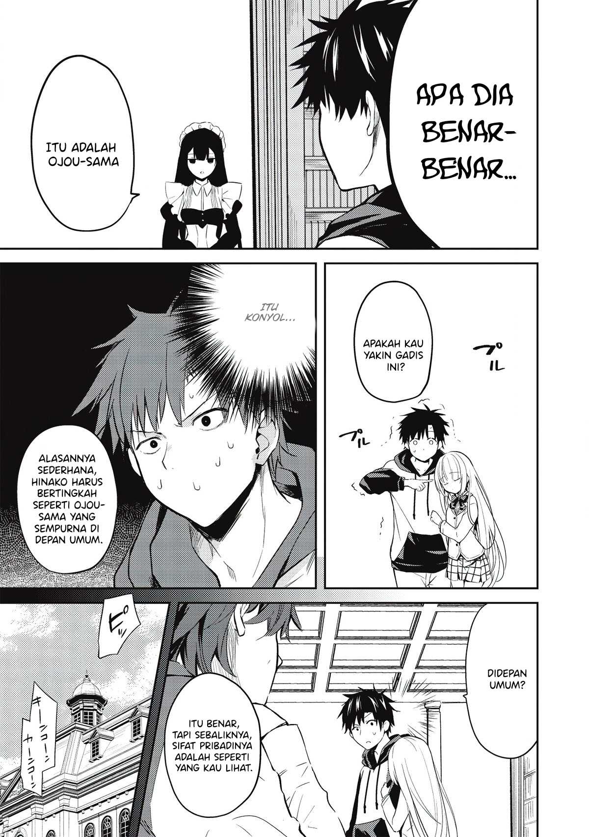 Saijo no Osewa ~Takane no Hana Darakena Meimon Kou de, Gakuin Ichi no Ojou-sama (Seikatsu Noryoku Kaimu) o Kagenagara Osewa suru Koto ni Narimashita~ Chapter 2.1 - Page 17