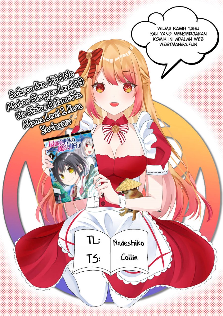 Baca Saikyou Ken Hijiri No Mahou Shugyou: Level 99 No Status O Tamotta Mama Level 1 Kara Yarinaosu - Chapter 11.2 halaman 2