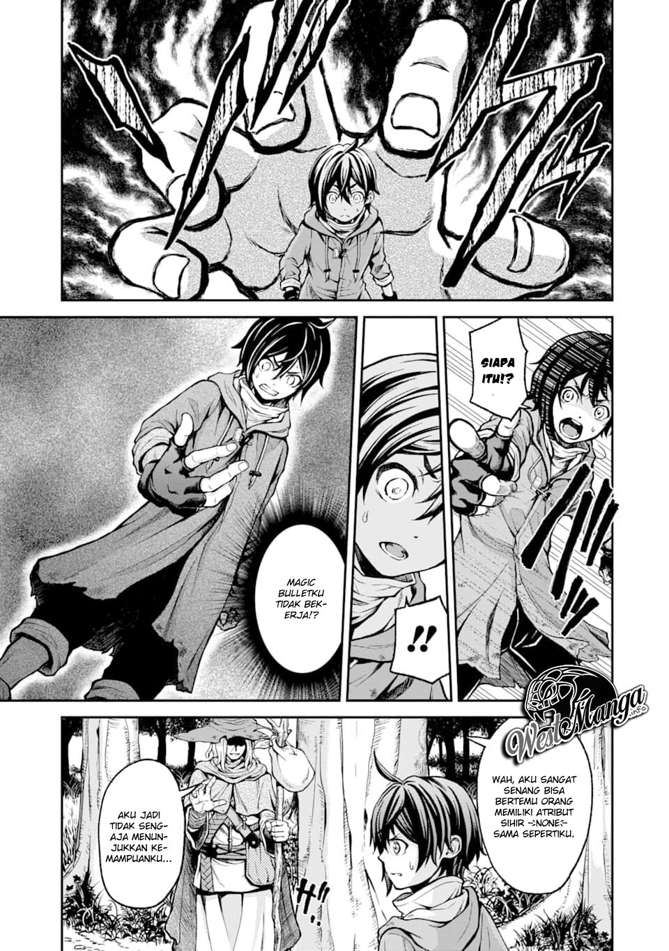 Baca Saisoku Musou no B-kyuu Mahou Tsukai: Ippatsu Utareru Mae ni Senpatsu Uchikaesu! - Chapter 1 halaman 11
