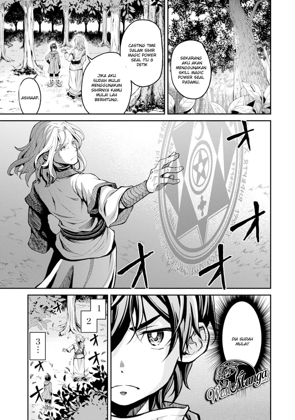 Baca Saisoku Musou no B-kyuu Mahou Tsukai: Ippatsu Utareru Mae ni Senpatsu Uchikaesu! - Chapter 1 halaman 19