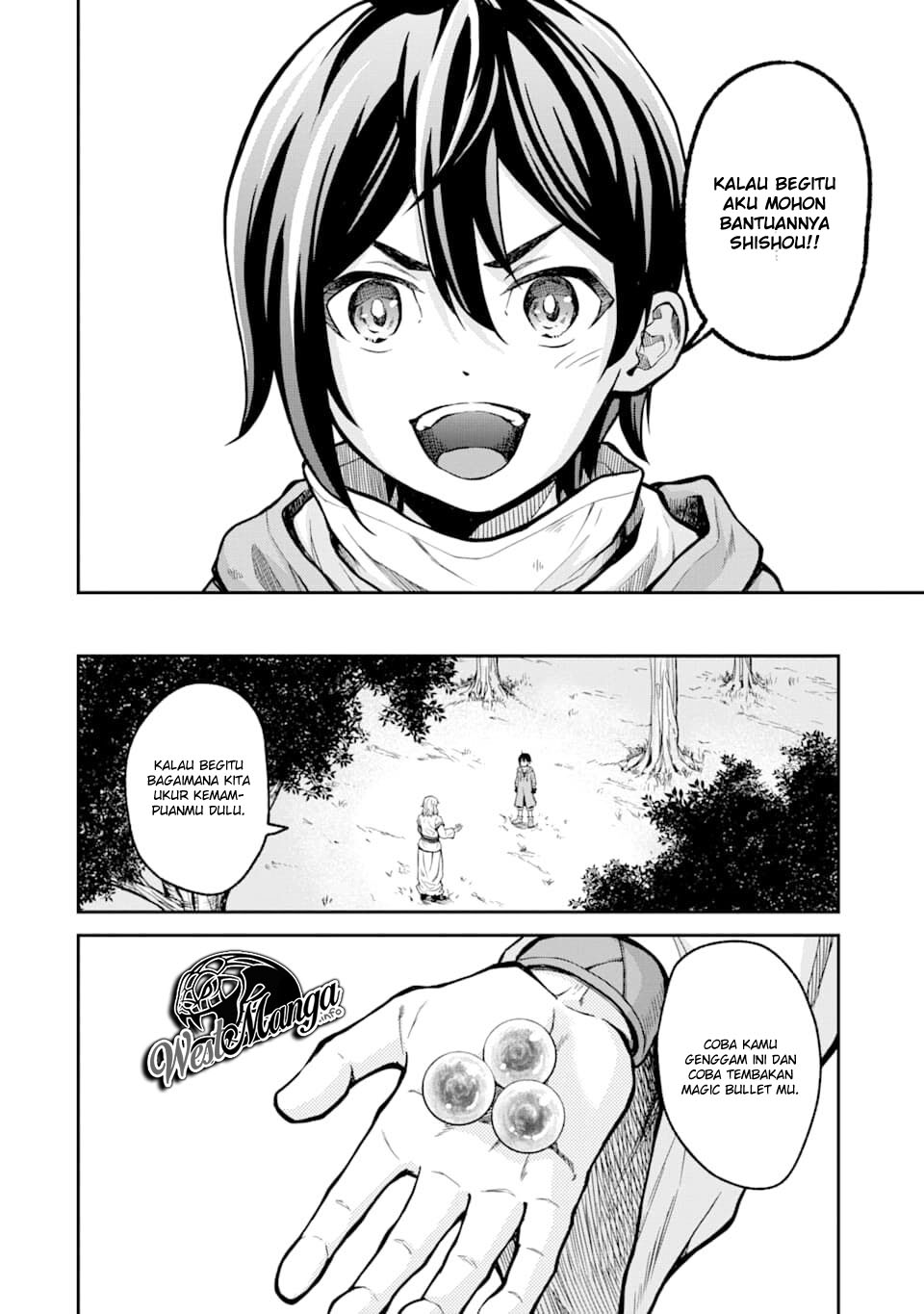 Baca Saisoku Musou no B-kyuu Mahou Tsukai: Ippatsu Utareru Mae ni Senpatsu Uchikaesu! - Chapter 1 halaman 26