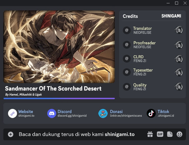 Baca Sandmancer Of The Scorched Desert - Chapter 16 halaman 1
