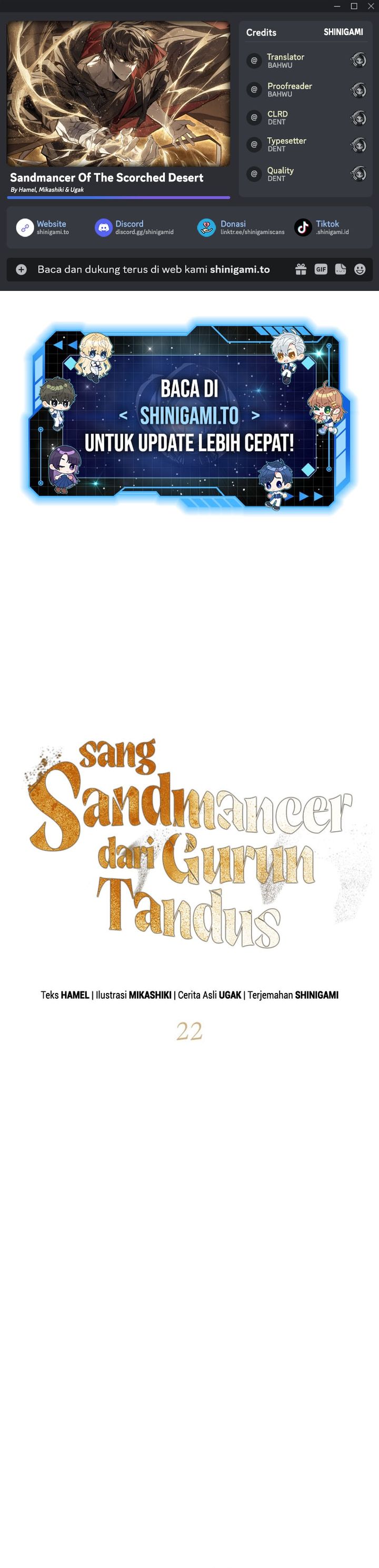 Baca Sandmancer Of The Scorched Desert - Chapter 22 halaman 1