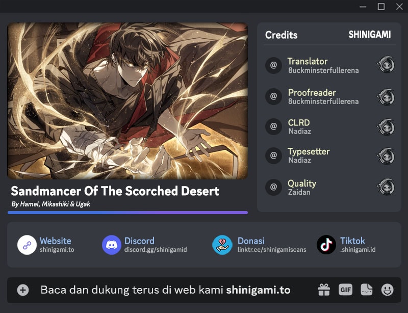Baca Sandmancer Of The Scorched Desert - Chapter 24 halaman 1