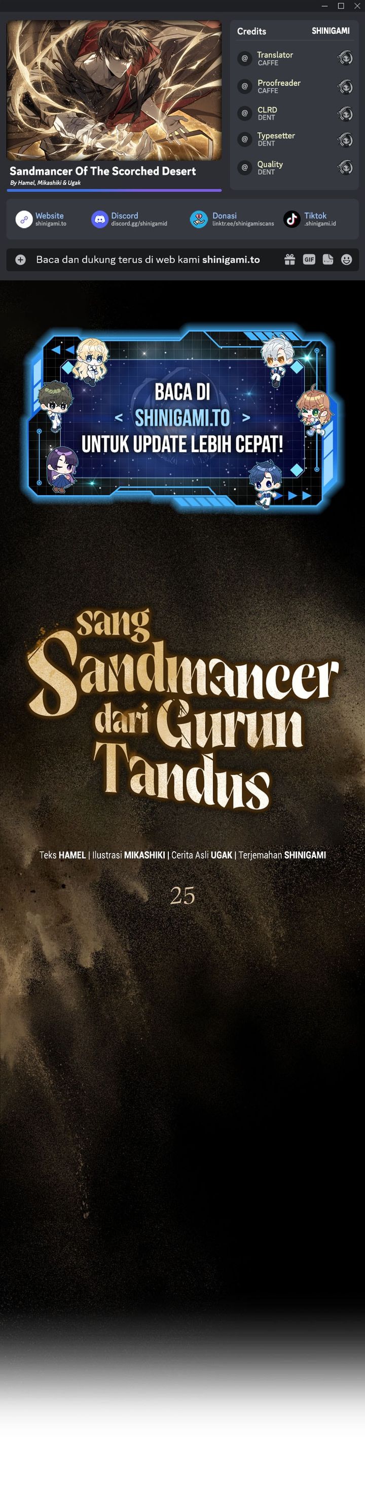 Baca Sandmancer Of The Scorched Desert - Chapter 25 halaman 1