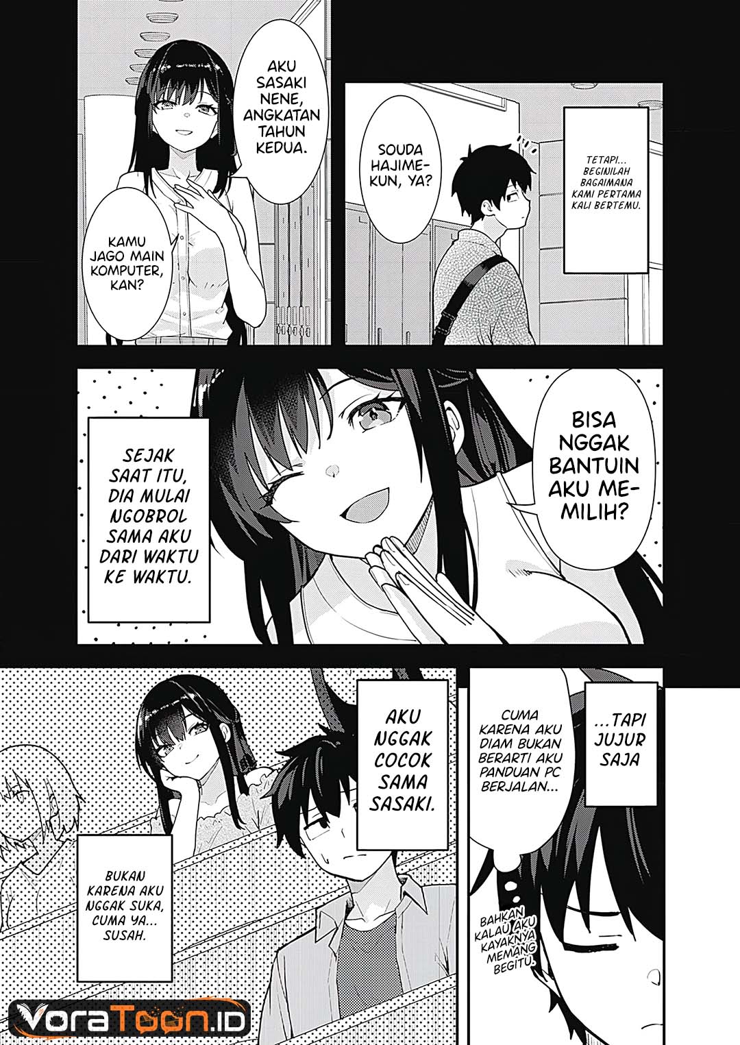 Baca Sasayaki Sasaru Sasaki-san Chapter 1 Bahasa Indonesia page 26