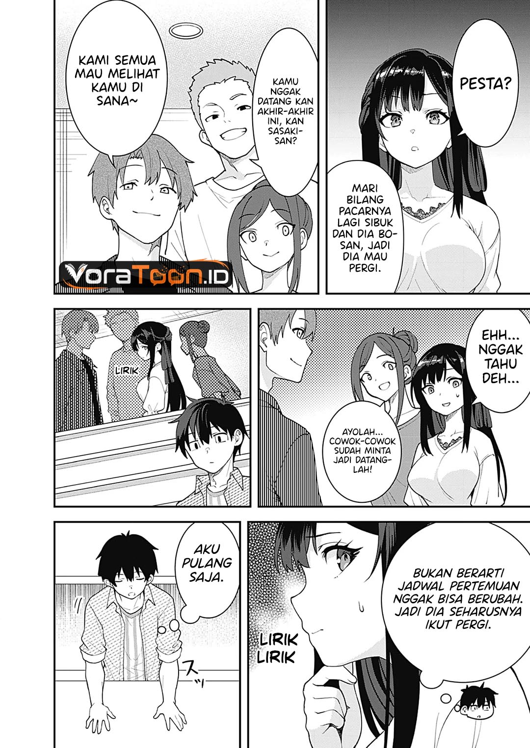 Baca Sasayaki Sasaru Sasaki-san Chapter 3 Bahasa Indonesia page 26
