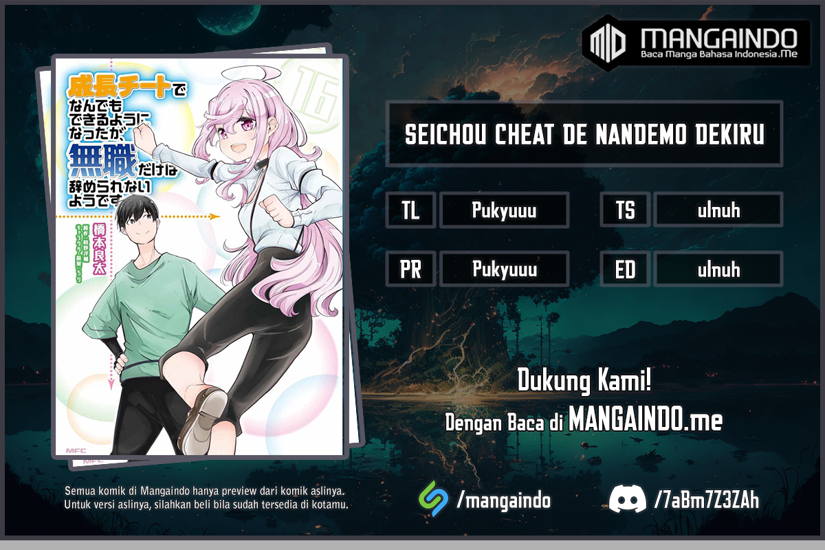 Baca Seichou Cheat de Nandemo Dekiru you ni Natta ga, Mushoku dake wa Yamerarenai you desu - Chapter 38 halaman 1