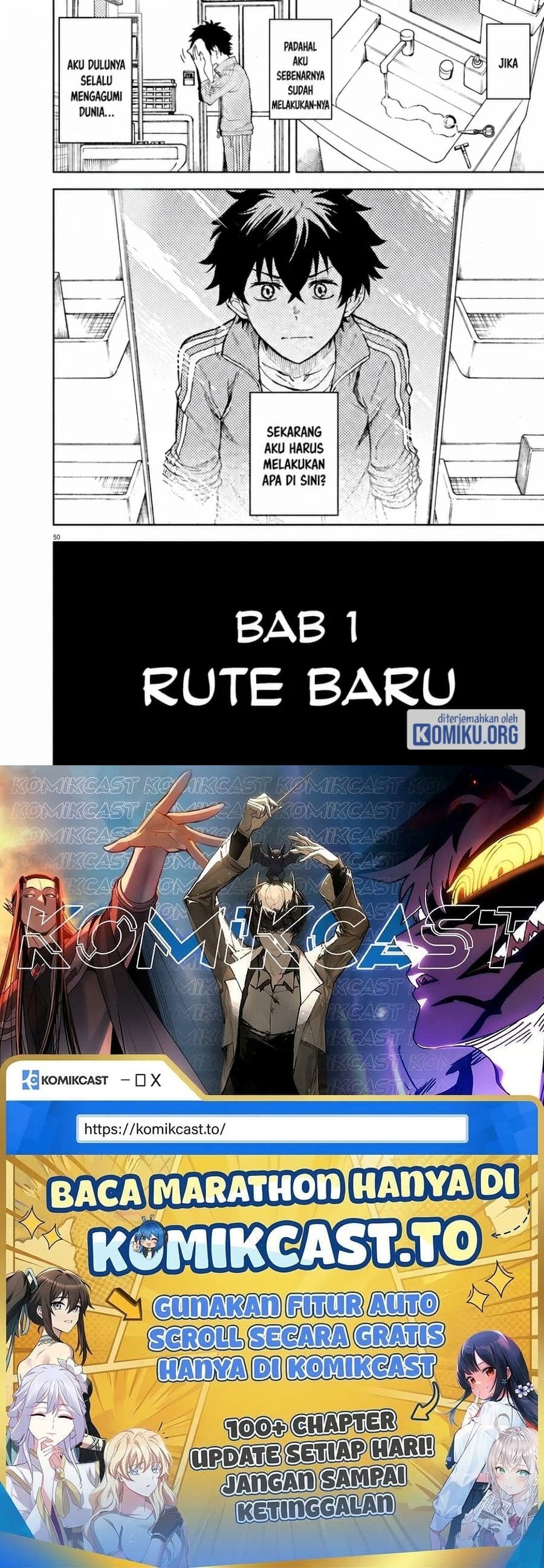 Halaman 47 dari Sekai Saikyou no Kishi wa, Kanarazu Shinu Heroine wo Sukuu Tame Isekai Demo Saikyou no Kishi to Naru ~Ryoutei ni Hana wo, Ryoute ni Ken wo~ Chapter 1