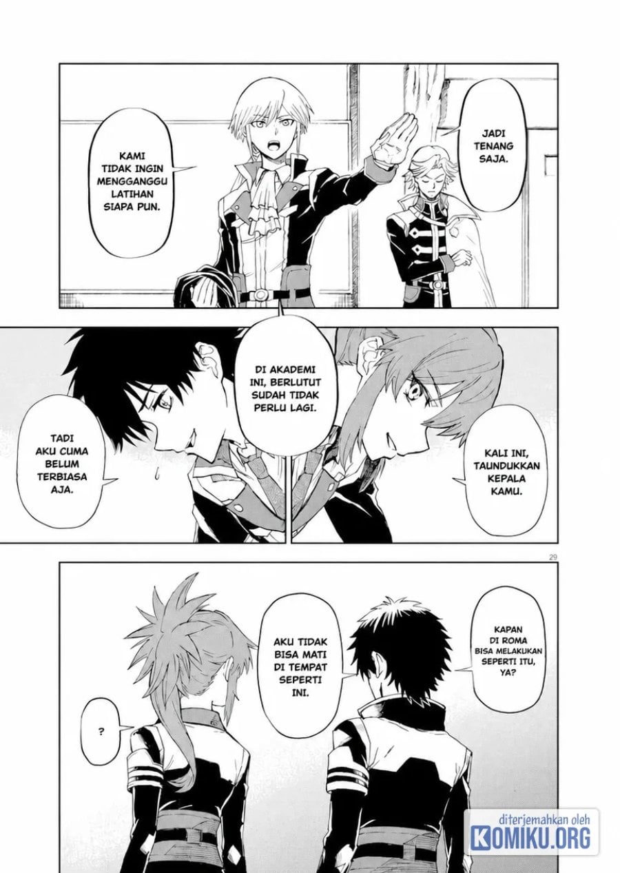 Halaman 29 dari Sekai Saikyou no Kishi wa, Kanarazu Shinu Heroine wo Sukuu Tame Isekai Demo Saikyou no Kishi to Naru ~Ryoutei ni Hana wo, Ryoute ni Ken wo~ Chapter 2