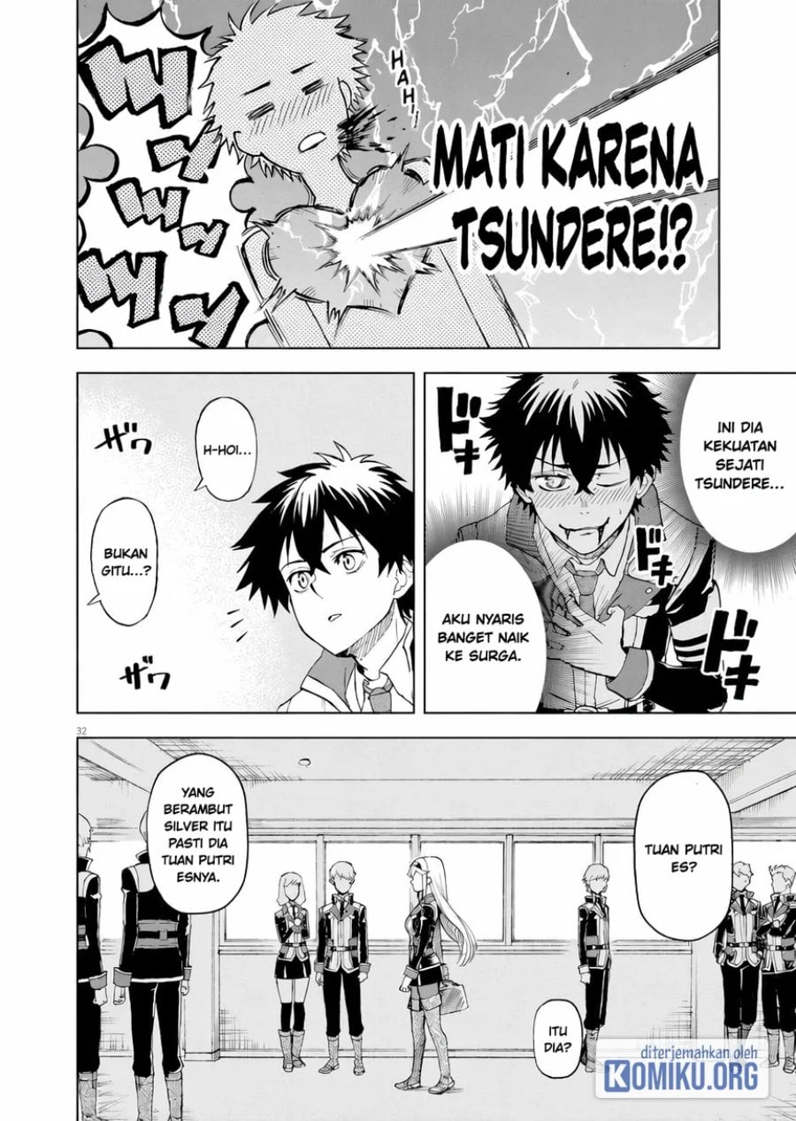 Halaman 32 dari Sekai Saikyou no Kishi wa, Kanarazu Shinu Heroine wo Sukuu Tame Isekai Demo Saikyou no Kishi to Naru ~Ryoutei ni Hana wo, Ryoute ni Ken wo~ Chapter 2