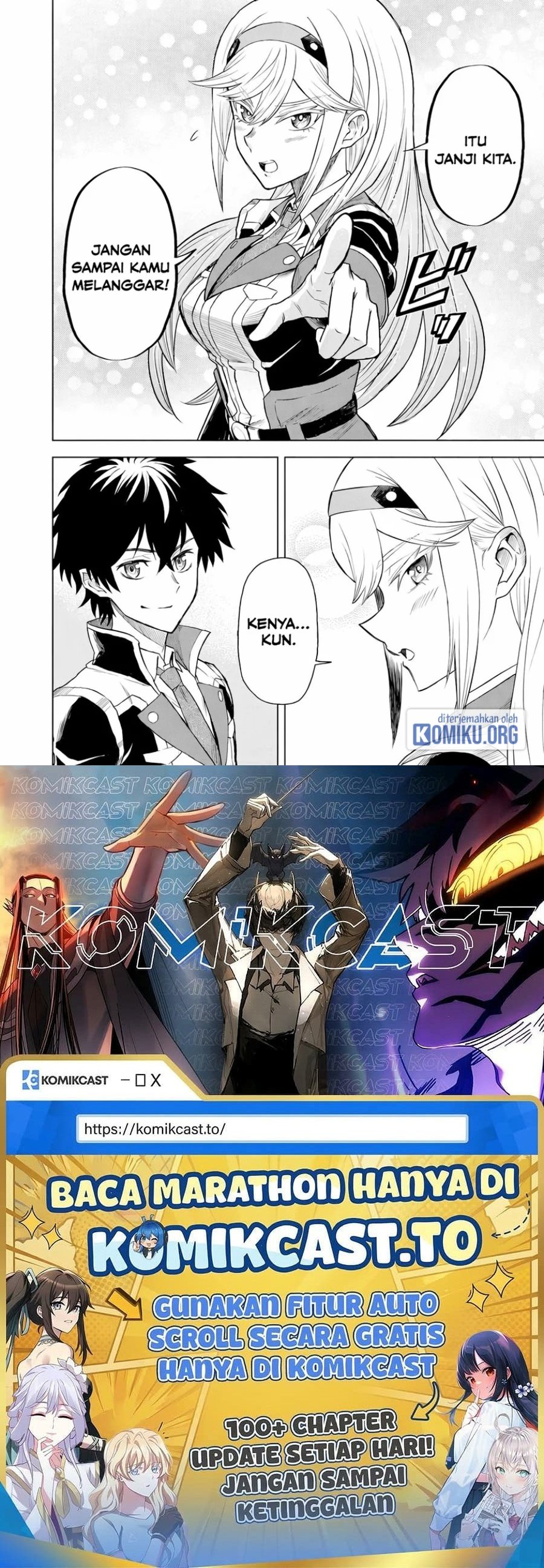 Halaman 40 dari Sekai Saikyou no Kishi wa, Kanarazu Shinu Heroine wo Sukuu Tame Isekai Demo Saikyou no Kishi to Naru ~Ryoutei ni Hana wo, Ryoute ni Ken wo~ Chapter 4
