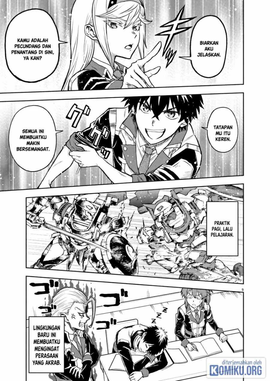 Halaman 9 dari Sekai Saikyou no Kishi wa, Kanarazu Shinu Heroine wo Sukuu Tame Isekai Demo Saikyou no Kishi to Naru ~Ryoutei ni Hana wo, Ryoute ni Ken wo~ Chapter 6