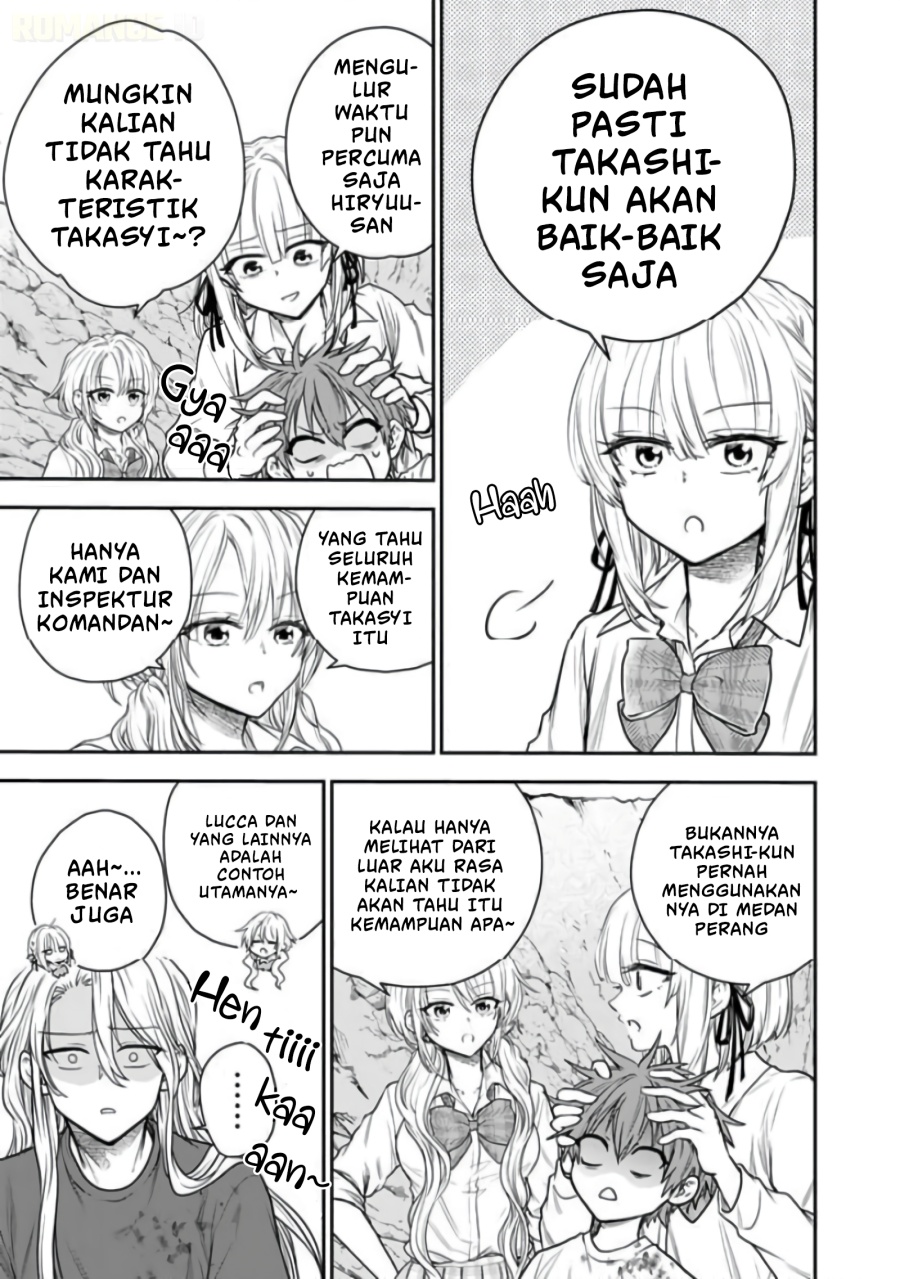 Baca Senchi Kara Kaette kita Takashi-kun. Futsuu ni Koukou Seikatsu wo Okuritai - Chapter 15 halaman 16