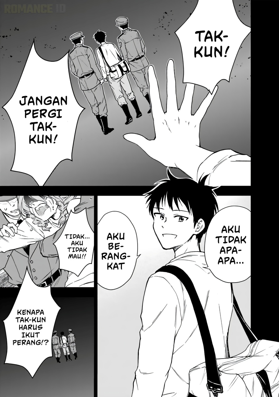 Baca Senchi Kara Kaette kita Takashi-kun. Futsuu ni Koukou Seikatsu wo Okuritai - Chapter 2 halaman 2