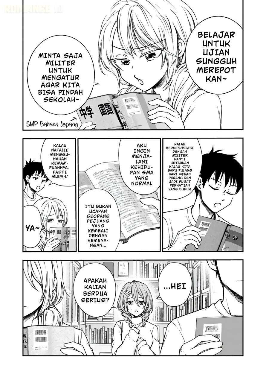 Senchi Kara Kaette kita Takashi-kun. Futsuu ni Koukou Seikatsu wo Okuritai Chapter 3 - Page 2