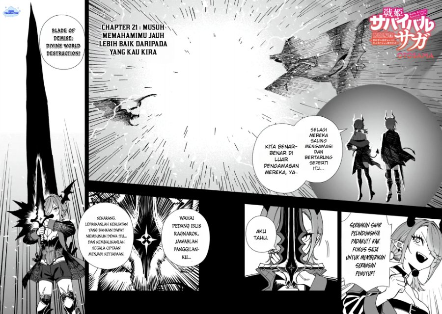 Baca Senki Survival Saga: Isekai no Unmei o Kaketa Mujintou Fujun Iseikouyuu - Chapter 21 halaman 3