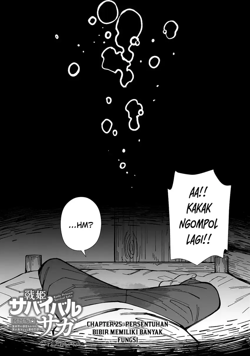 Baca Senki Survival Saga: Isekai no Unmei o Kaketa Mujintou Fujun Iseikouyuu - Chapter 25 halaman 2
