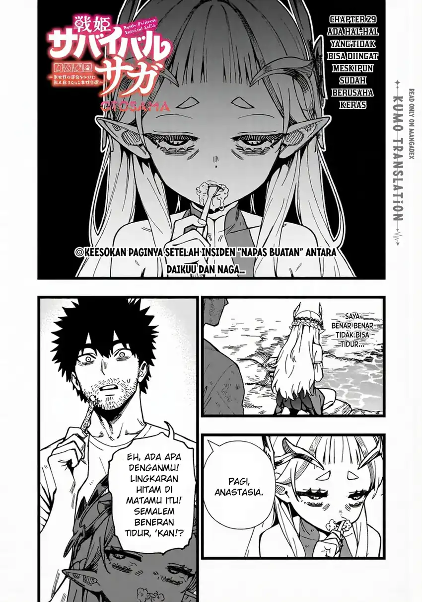 Baca Senki Survival Saga: Isekai no Unmei o Kaketa Mujintou Fujun Iseikouyuu - Chapter 29 halaman 2