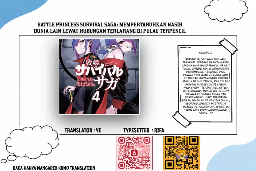 Baca Senki Survival Saga: Isekai no Unmei o Kaketa Mujintou Fujun Iseikouyuu - Chapter 35 halaman 1