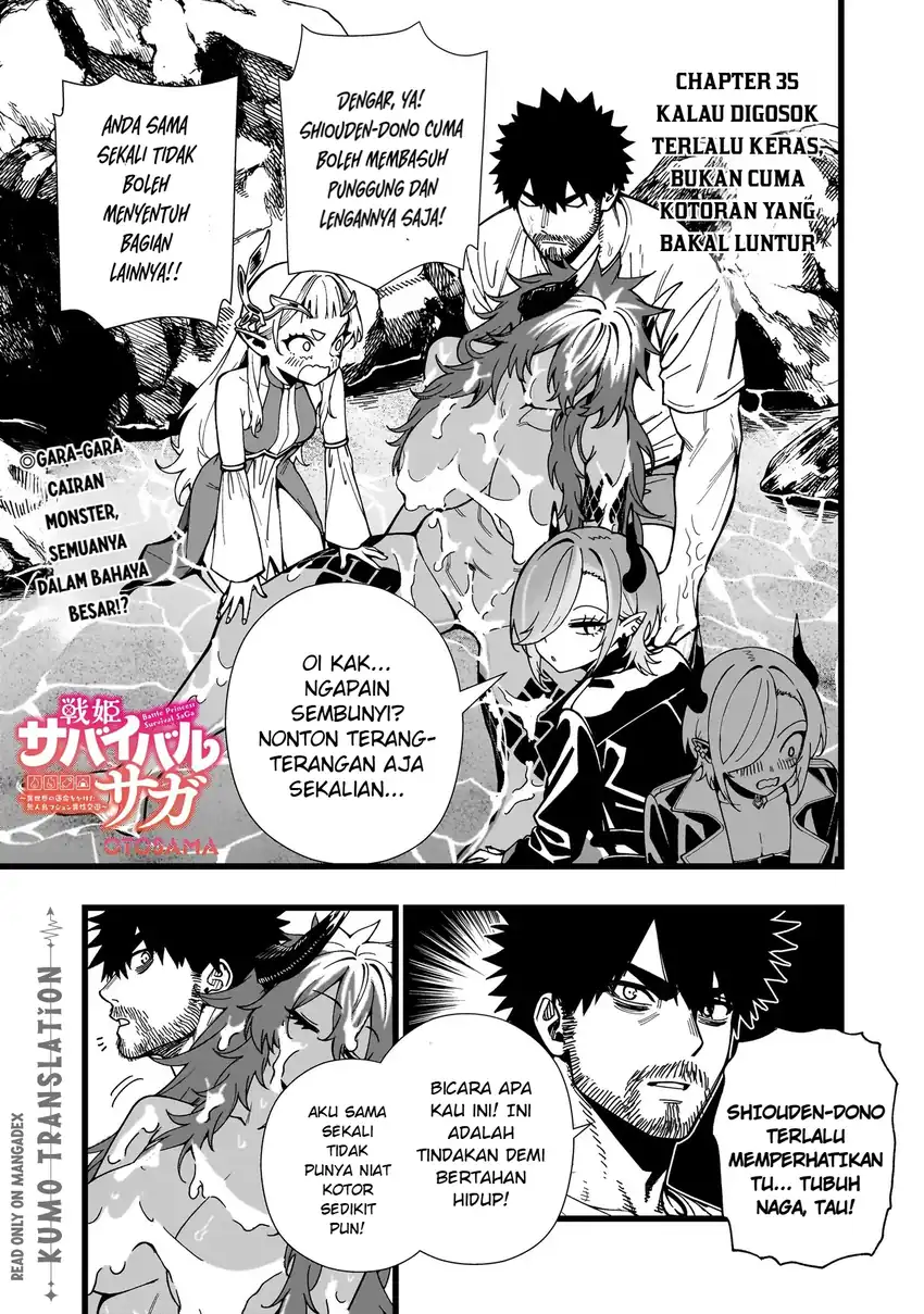 Baca Senki Survival Saga: Isekai no Unmei o Kaketa Mujintou Fujun Iseikouyuu - Chapter 35 halaman 2