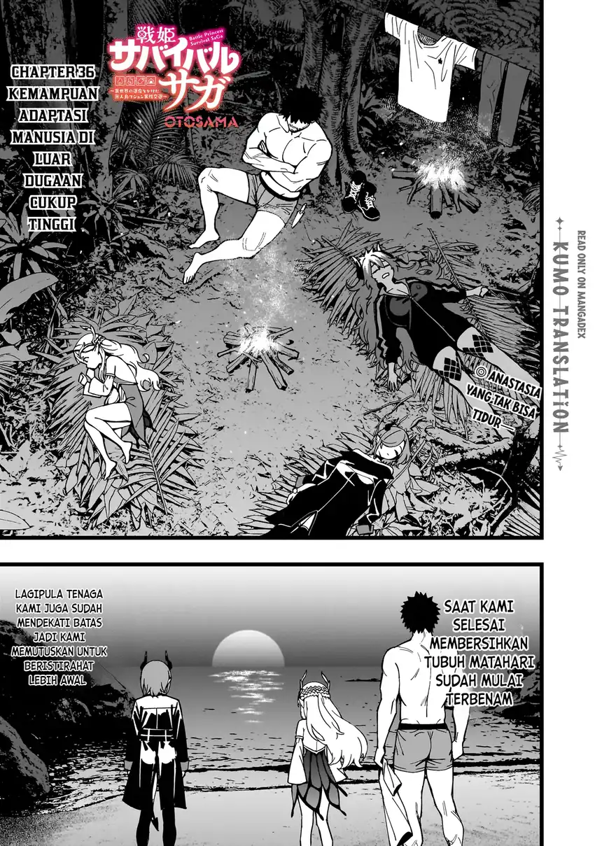 Baca Senki Survival Saga: Isekai no Unmei o Kaketa Mujintou Fujun Iseikouyuu - Chapter 36 halaman 2