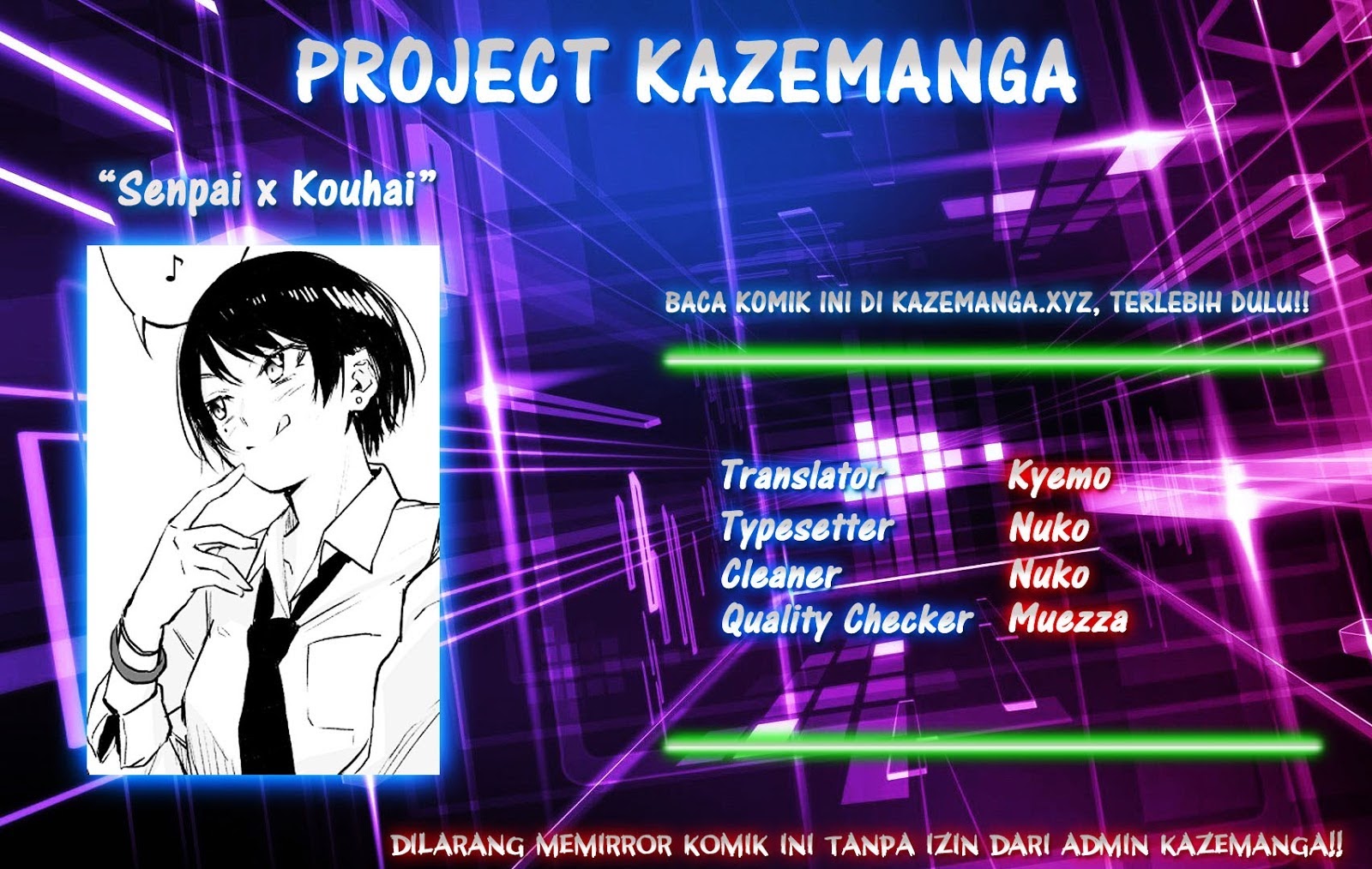 Baca Senpai x Kouhai - Chapter 1 halaman 1