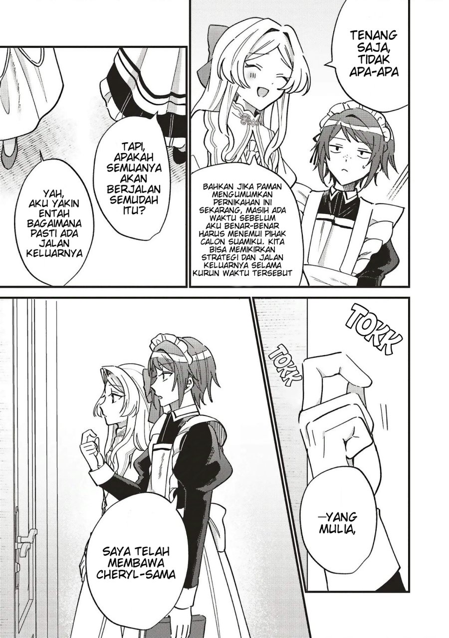 Baca Senrihin Reijou Sheryl wa Jibun Okorosu Otto wo Kago Shitai - Chapter 2.1 halaman 14