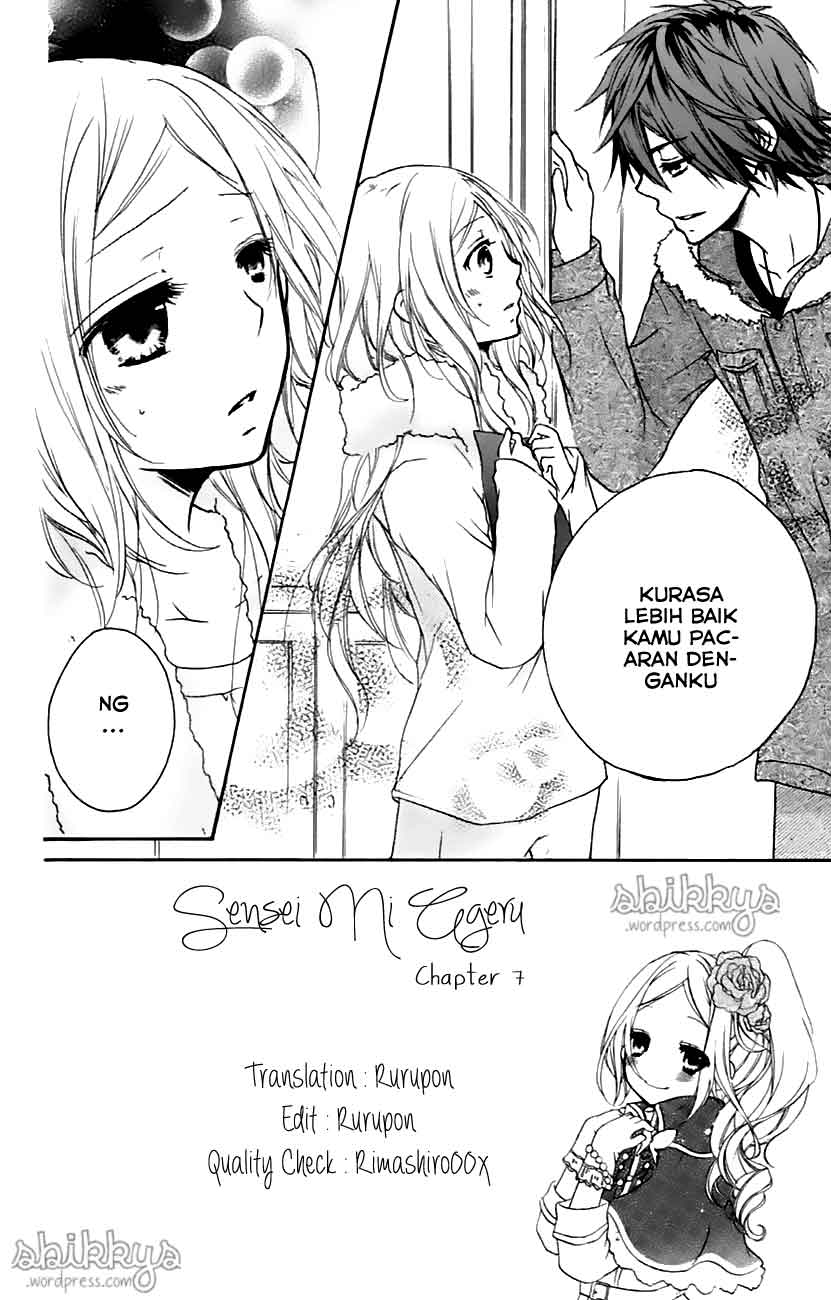 Baca Sensei ni, Ageru. - Chapter 7 halaman 2