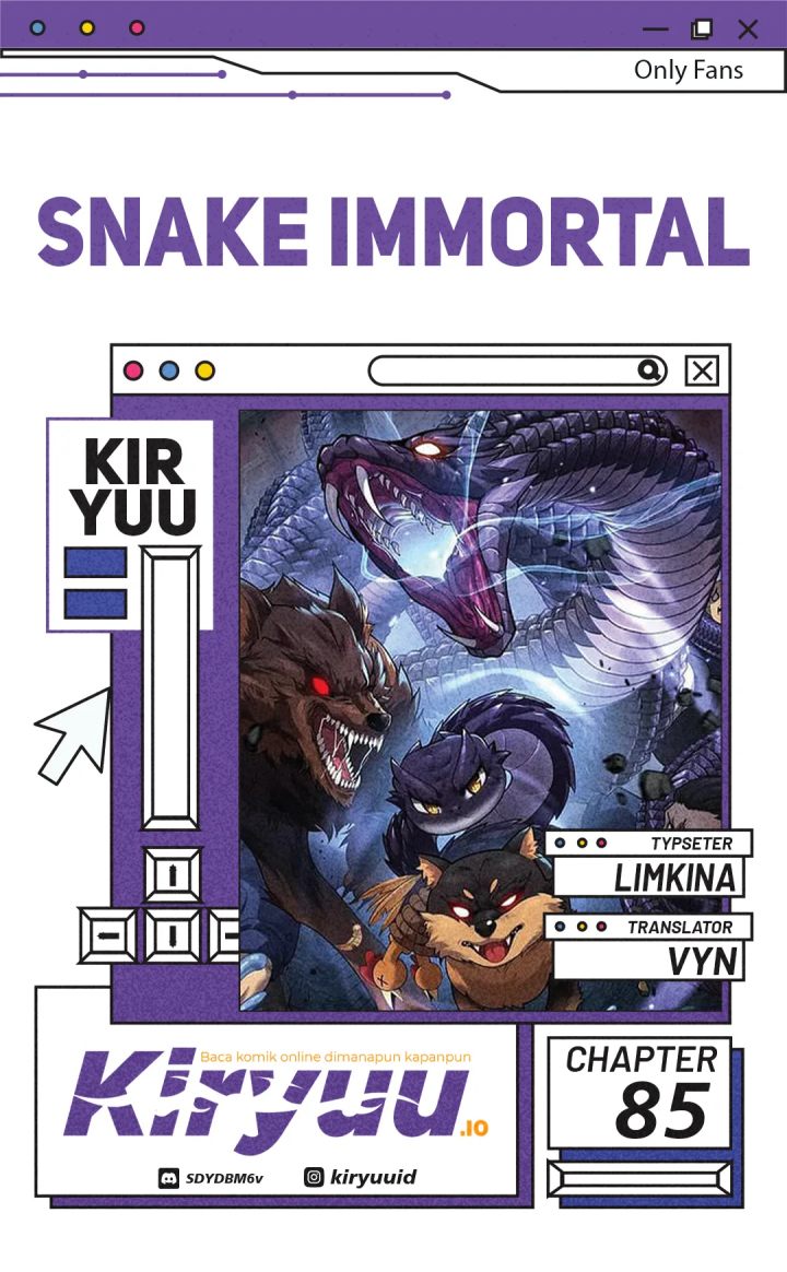 Snake Immortal: The Tale of a Snake's Cultivation to Immortality Chapter 85 - Page 1