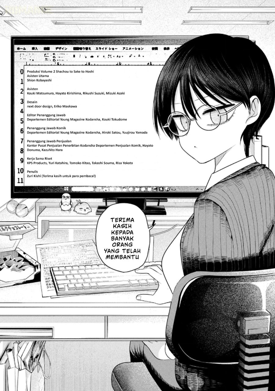 Baca Shachou to Sake to Hoshi - Chapter 14 halaman 23