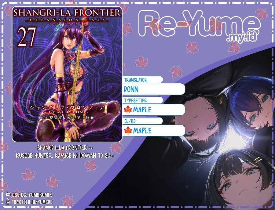 Baca Shangri-La Frontier ~Kusoge Hunter, Kamige ni Idoman to su~ - Chapter 272 halaman 1