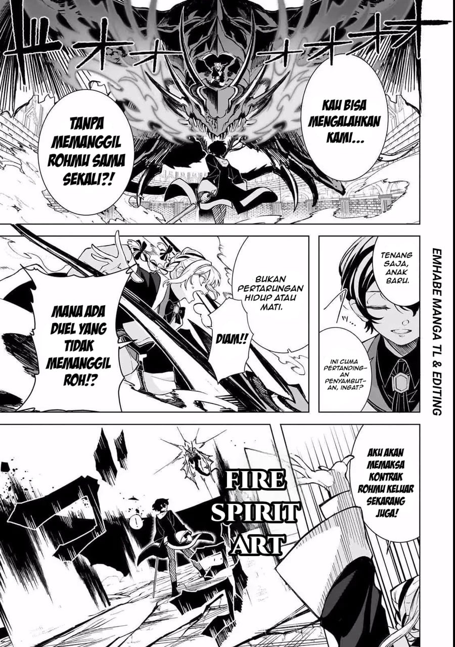 Baca Shin no Jitsuryoku wo Kakushiteiru to Omowareteru Seireishi, Jitsuwa Itsumo Meccha Honki de Tatakattemasu - Chapter 1 halaman 9