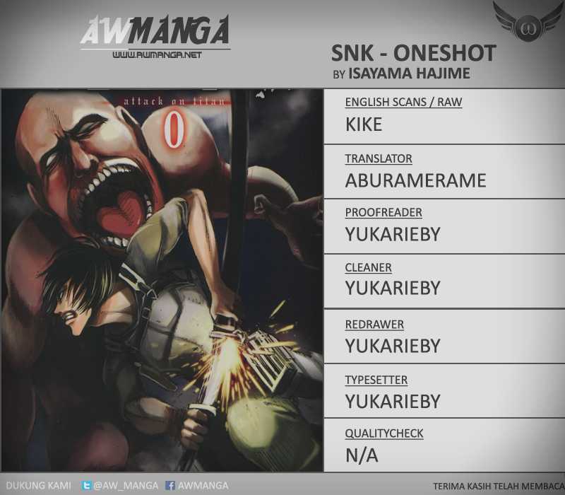 Shingeki no Kyojin Chapter 0 - Page 1