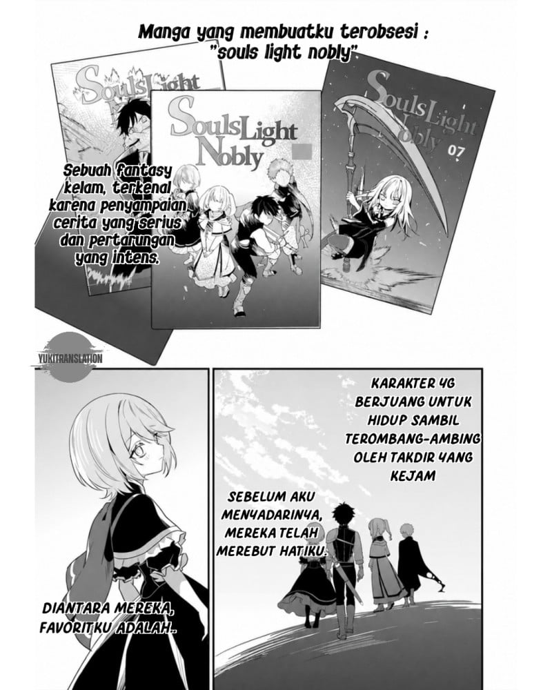 Baca Shinigami Shoujo wa Kage kara Oshi o Nagametai: Akuyaku ni TS Tensei Shita kedo, Kossori Gensaku Chara o Kansatsu Shi ni Ikimasu! - Chapter 1 halaman 4