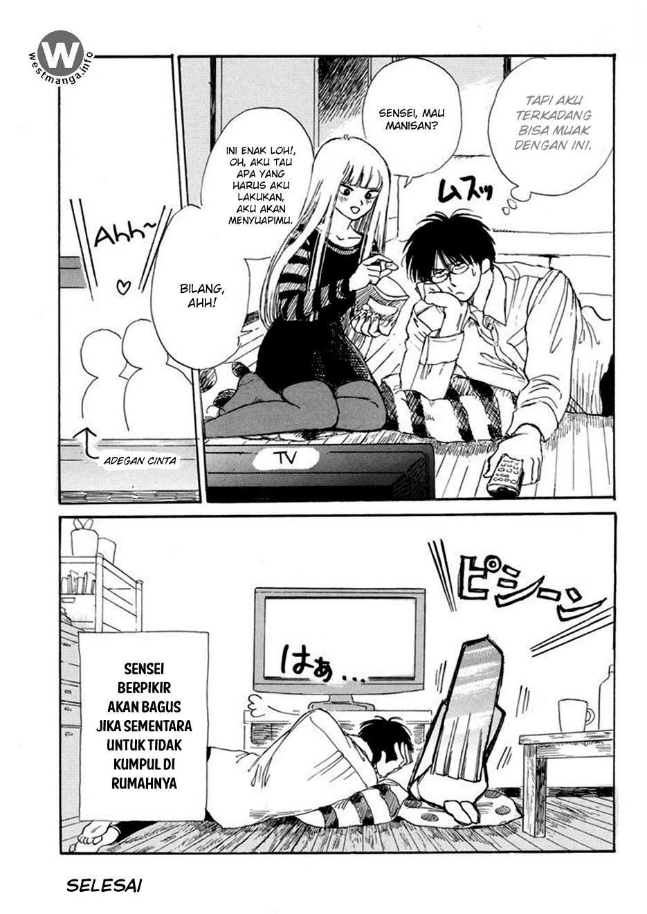 Baca Shiota-sensei to Amai-chan - Chapter 4 halaman 12