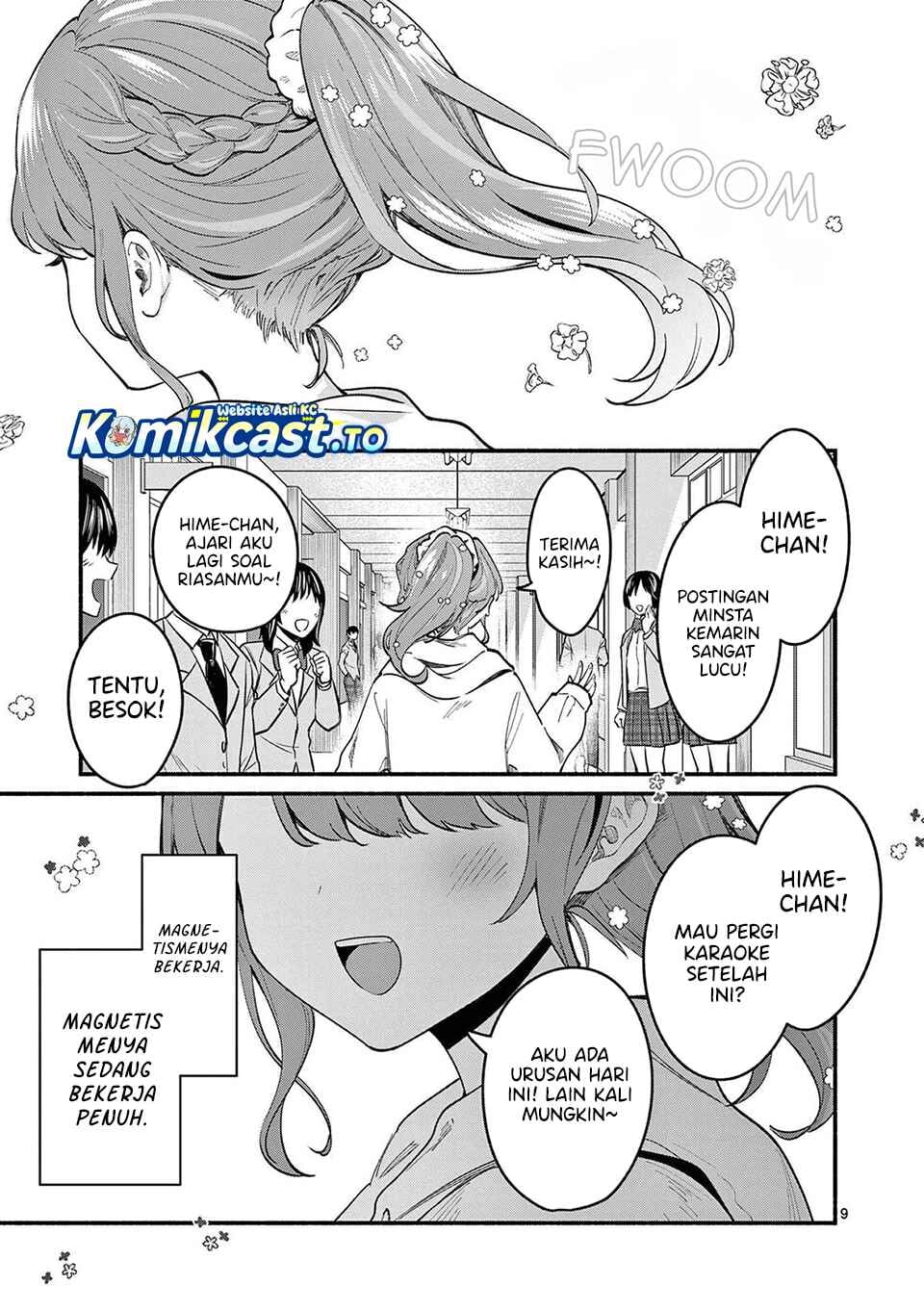 Baca Shiotaiou no Sato-san ga Ore ni dake Amai - Chapter 81 halaman 9