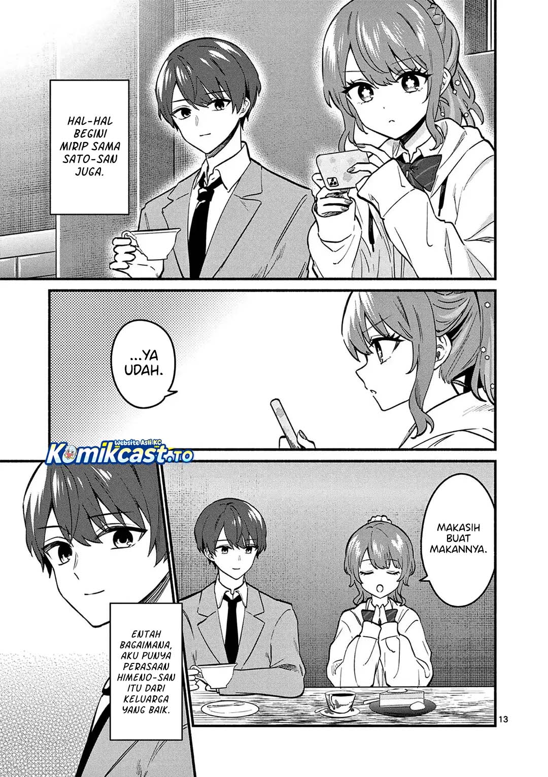 Baca Shiotaiou no Sato-san ga Ore ni dake Amai - Chapter 84 halaman 14