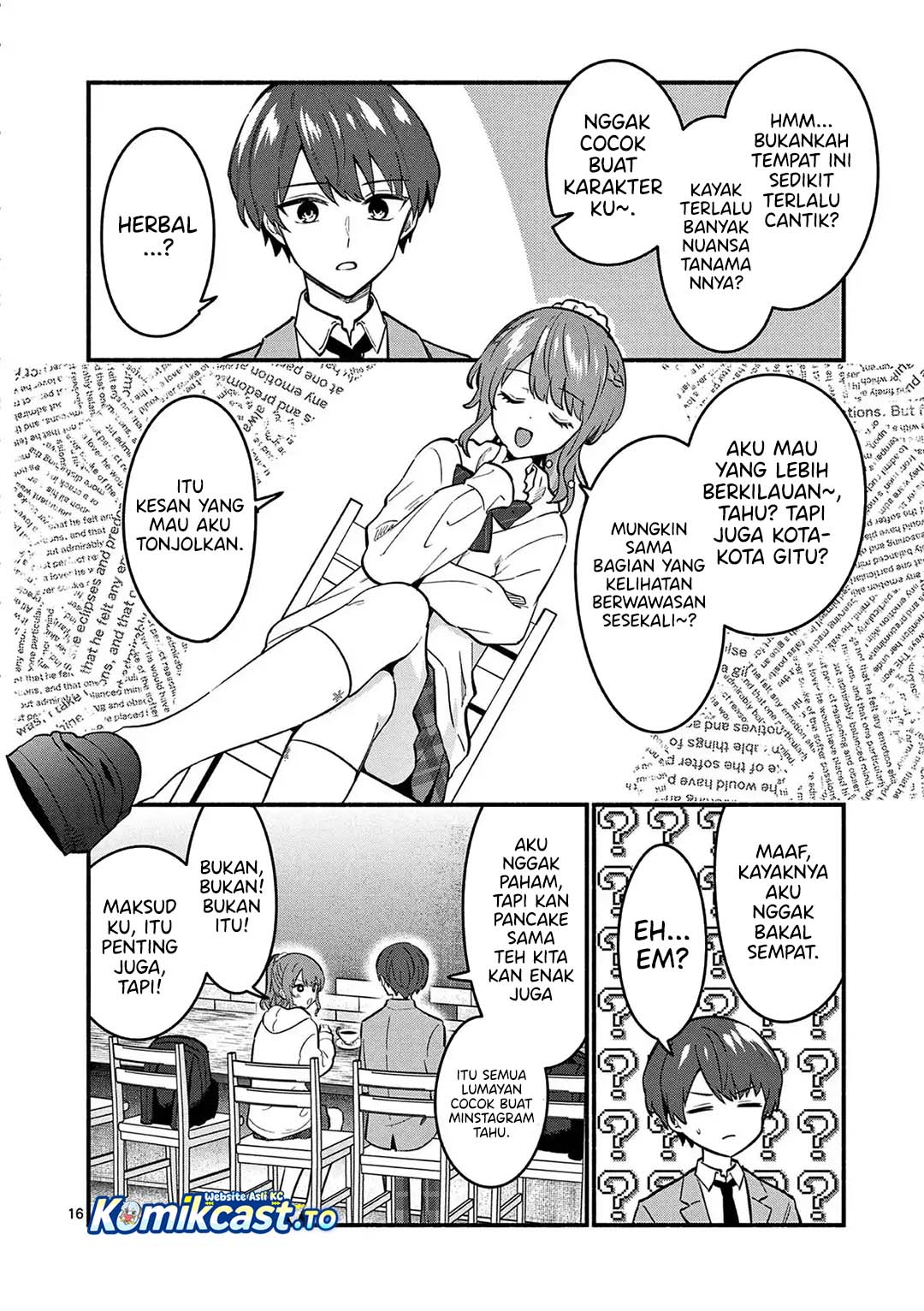 Baca Shiotaiou no Sato-san ga Ore ni dake Amai - Chapter 84 halaman 17