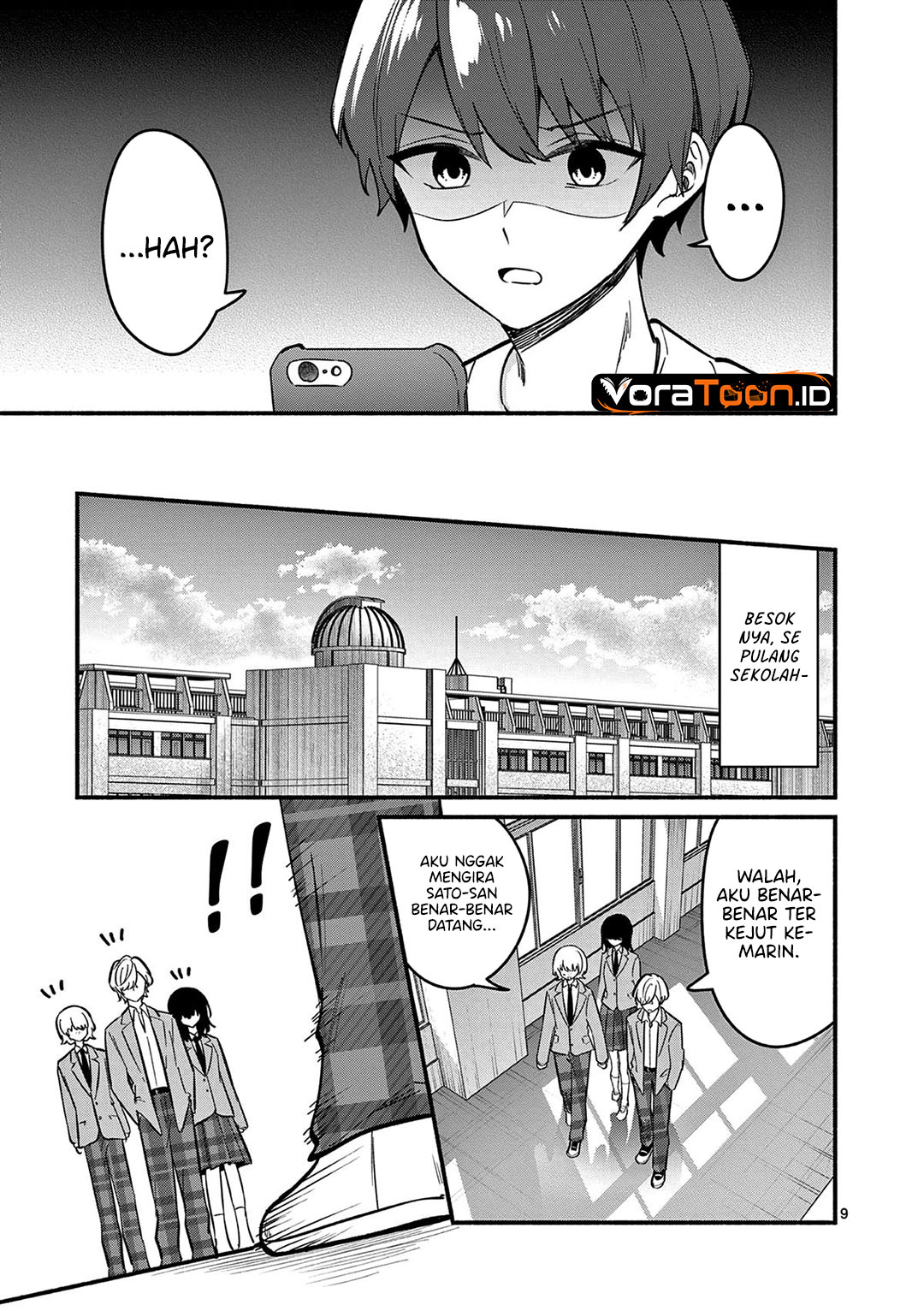 Shiotaiou no Sato-san ga Ore ni dake Amai Chapter 87 - Page 10