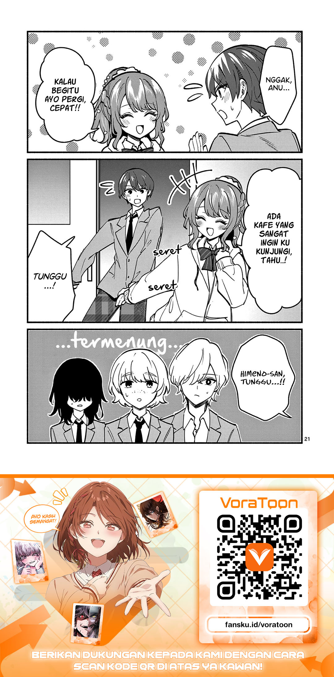 Shiotaiou no Sato-san ga Ore ni dake Amai Chapter 87 - Page 22