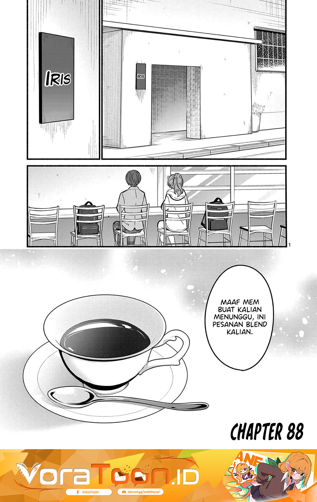 Shiotaiou no Sato-san ga Ore ni dake Amai Chapter 88 - Page 2