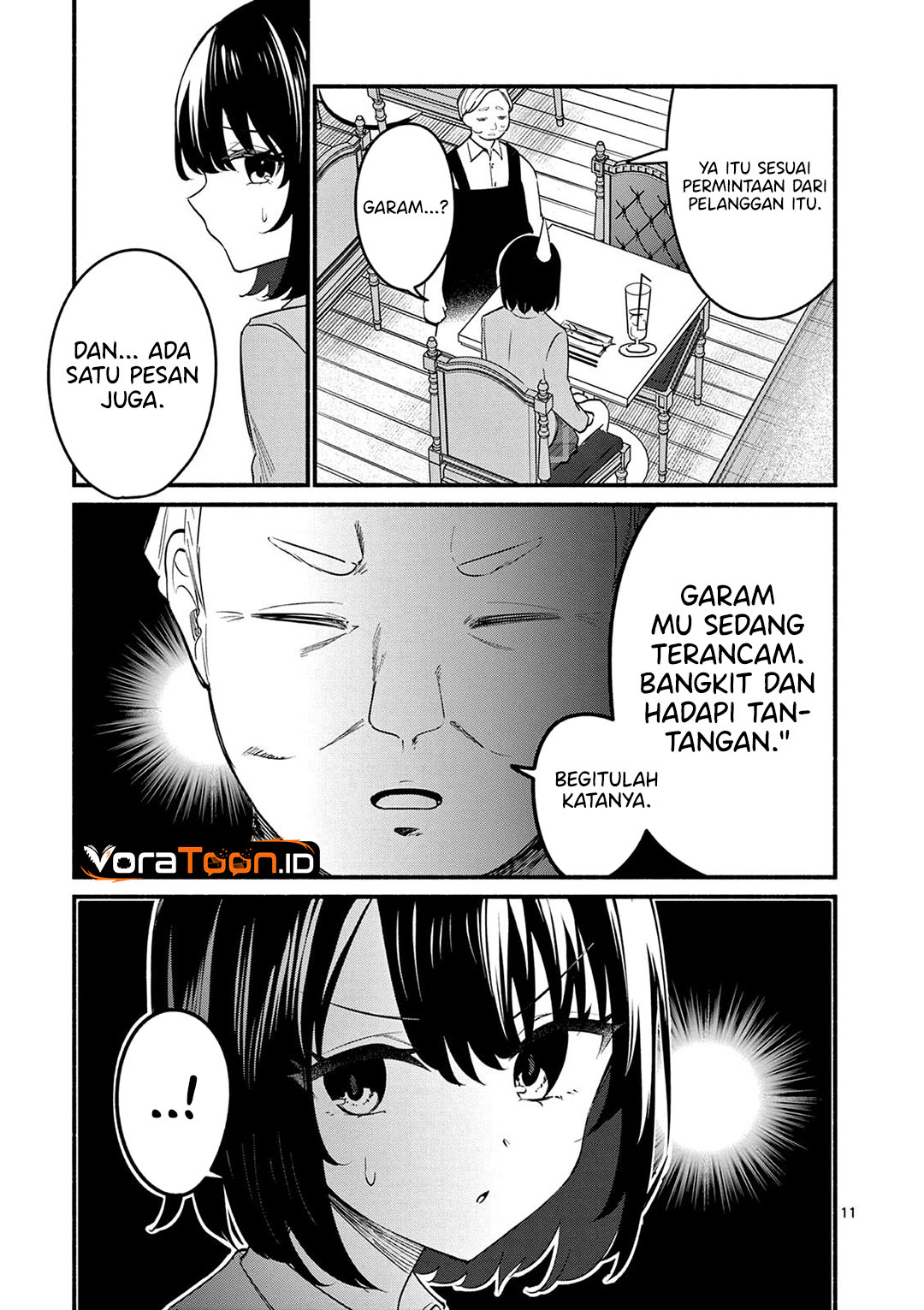 Shiotaiou no Sato-san ga Ore ni dake Amai Chapter 89 - Page 12