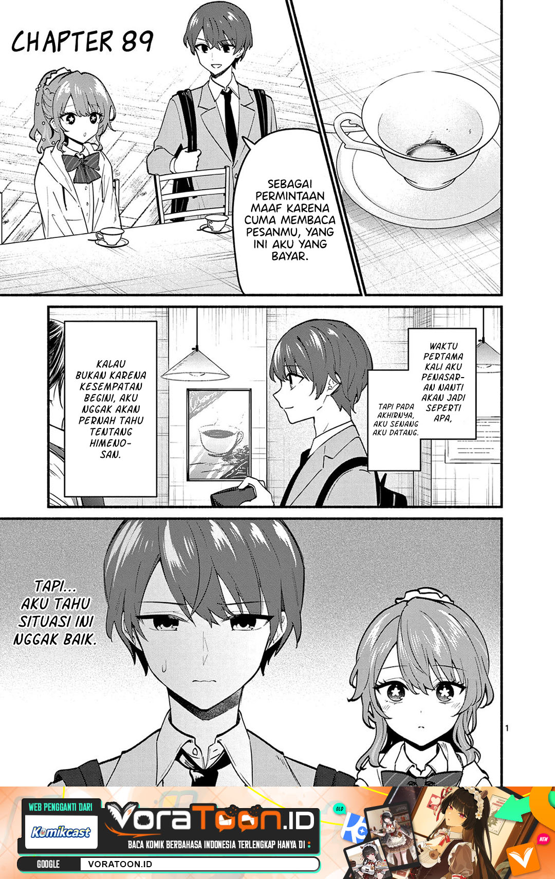 Shiotaiou no Sato-san ga Ore ni dake Amai Chapter 89 - Page 2