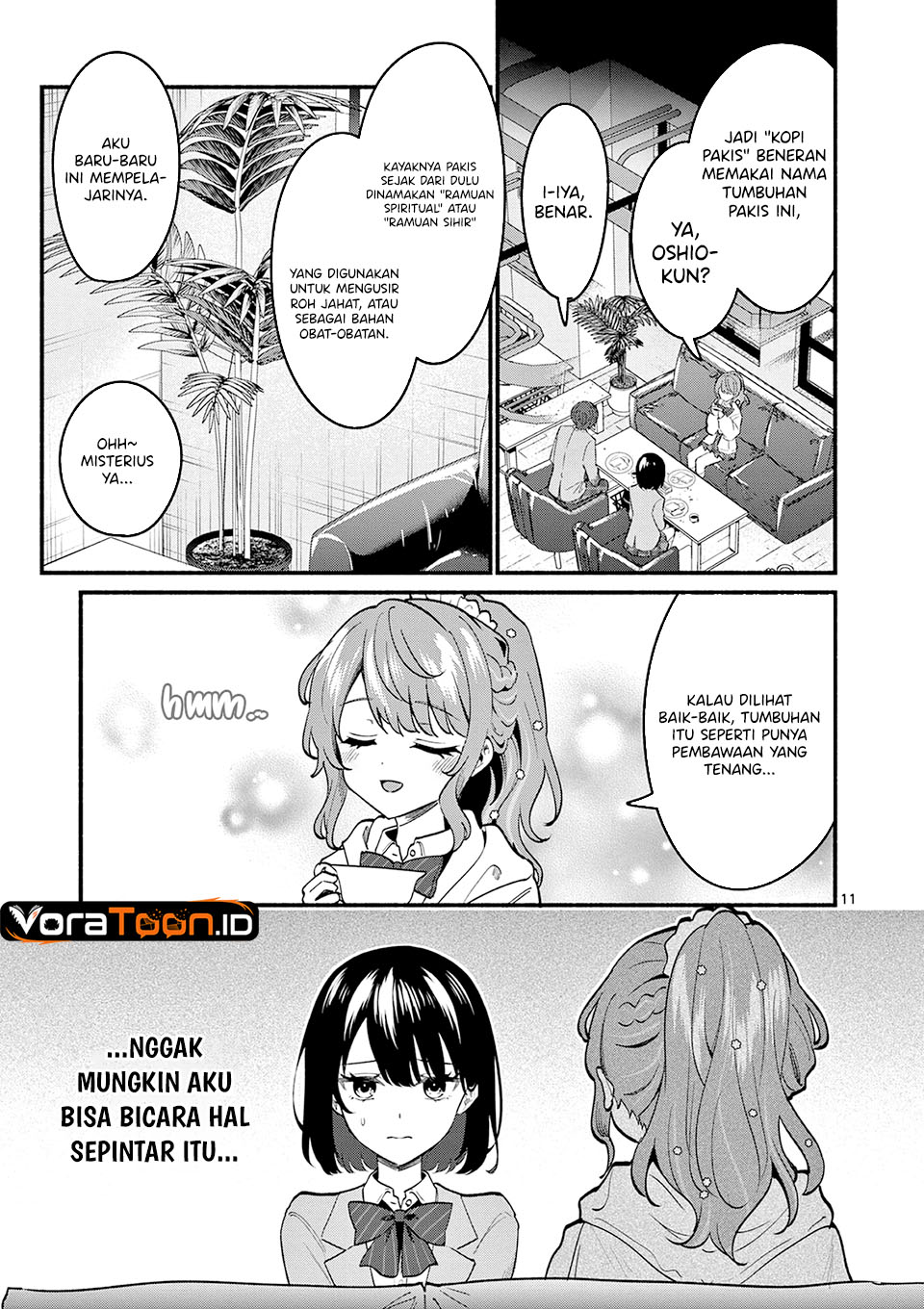Shiotaiou no Sato-san ga Ore ni dake Amai Chapter 90 - Page 12