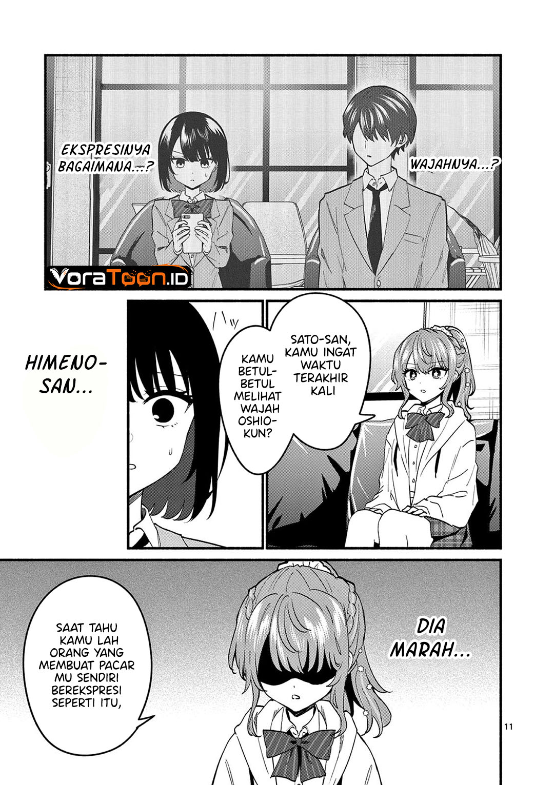 Shiotaiou no Sato-san ga Ore ni dake Amai Chapter 91 - Page 12