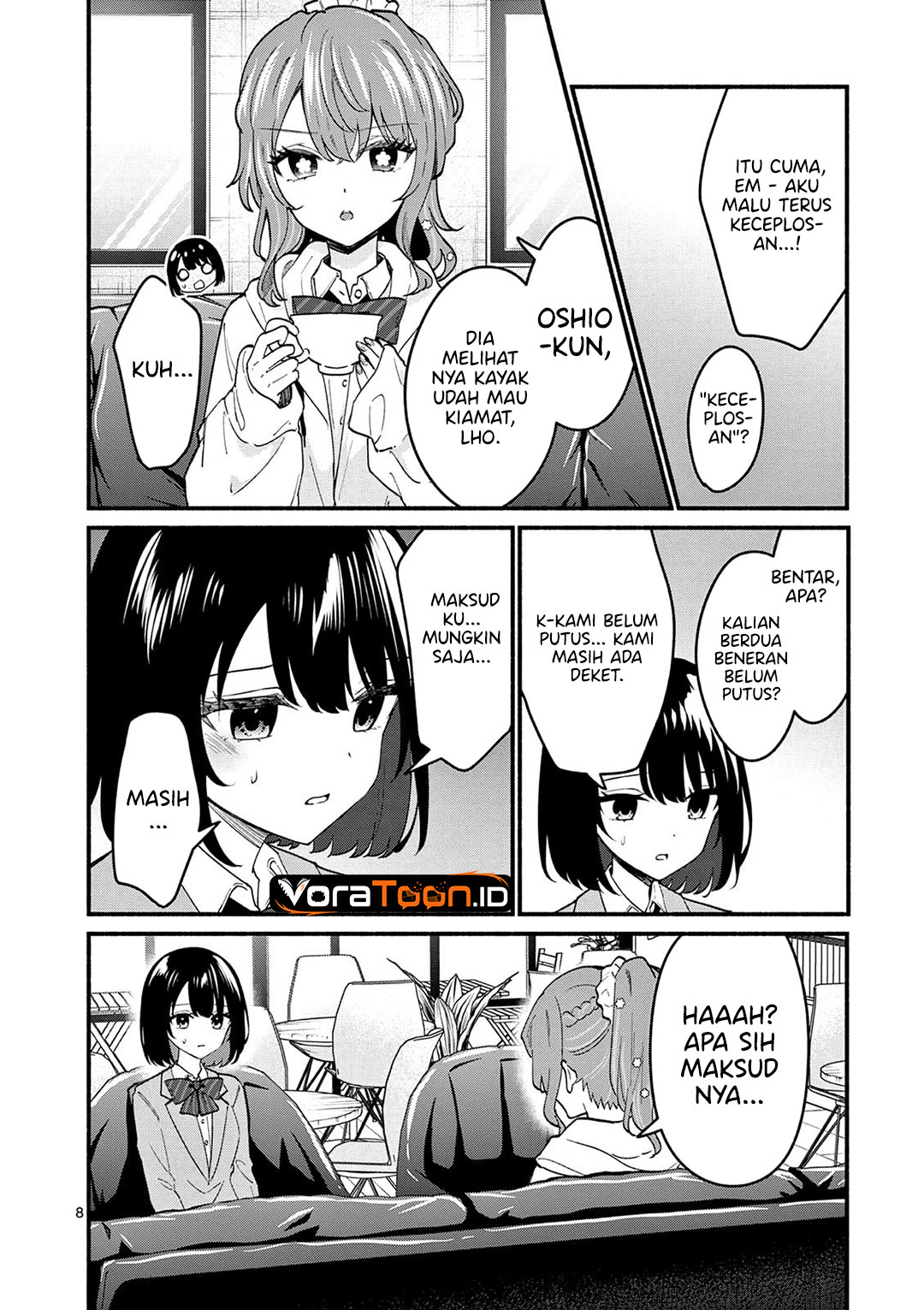 Shiotaiou no Sato-san ga Ore ni dake Amai Chapter 91 - Page 9