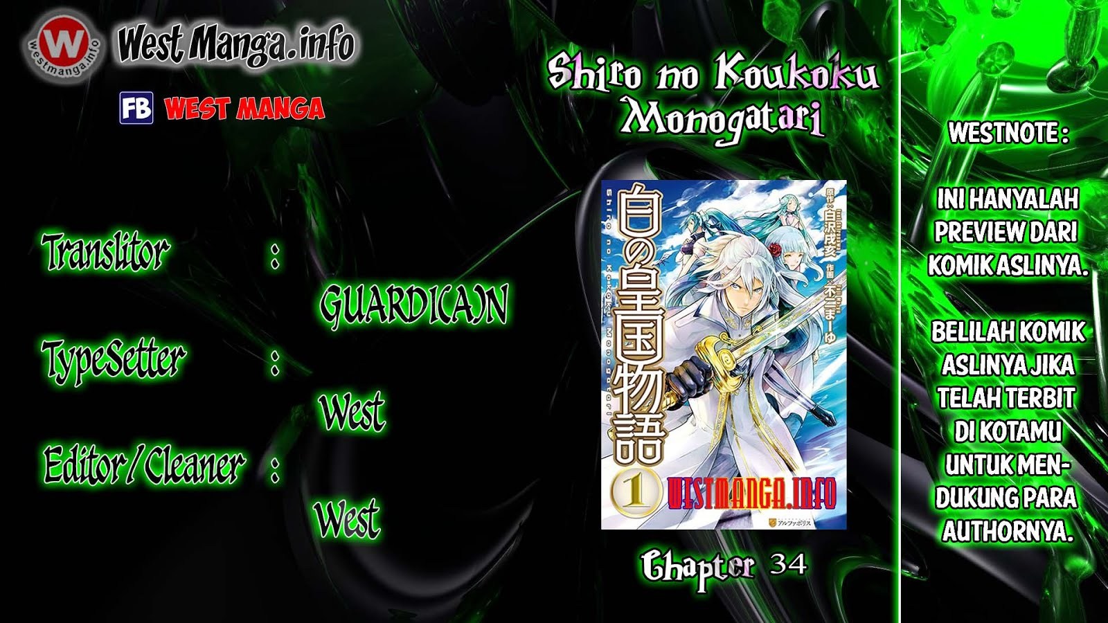 Baca Shiro no Koukoku Monogatari - Chapter 34 halaman 2